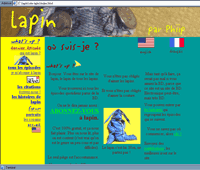 le site lapin en septembre 2001